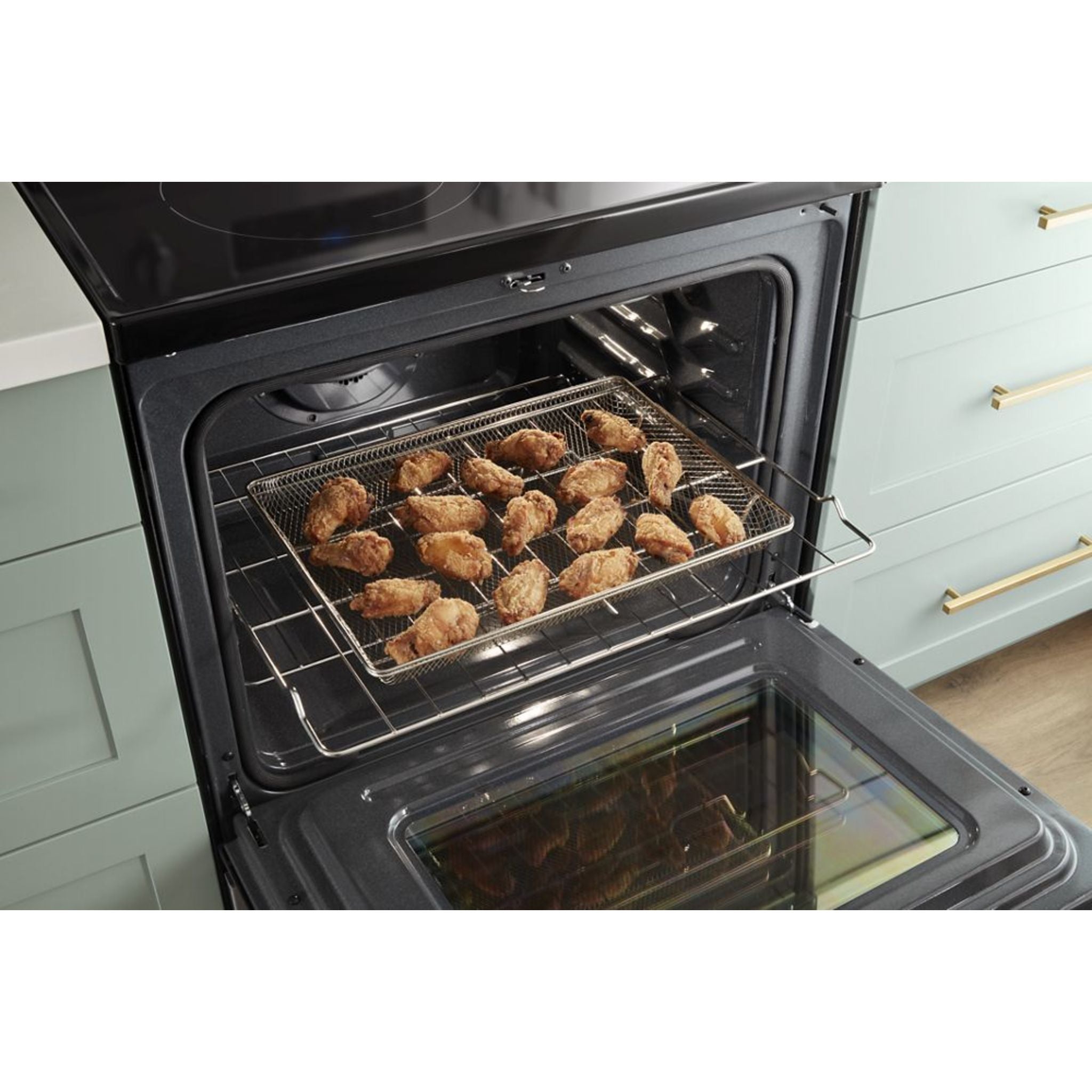 Whirlpool, 27" Single True Convection Wall Oven (WOES7027PZ) - Fingerprint Resistant Stainless Steel