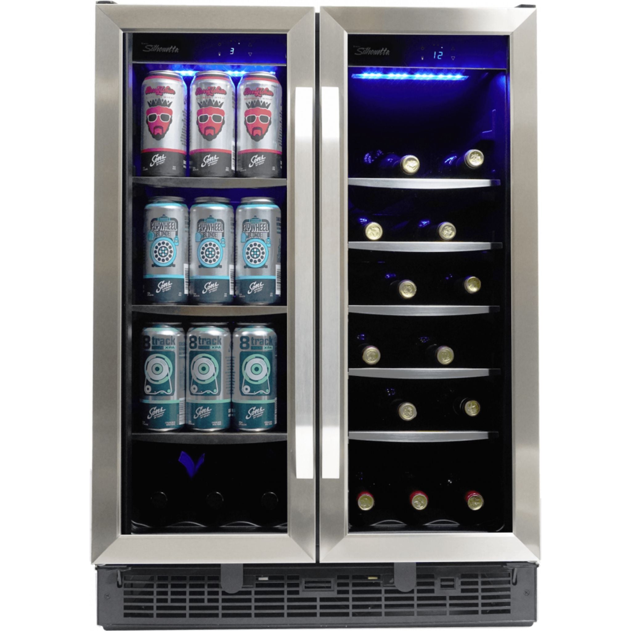 Danby, Danby-Silhouette Beverage Cooler (SBC051D1BSS) - Stainless Steel