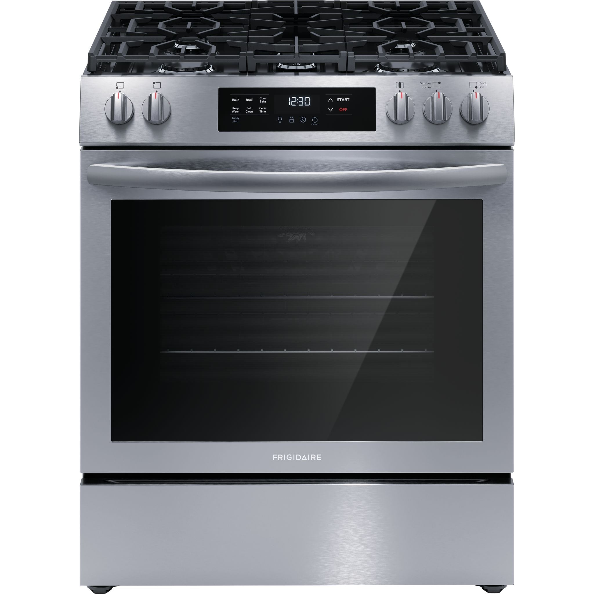 Frigidaire, Frigidaire 30" Electric Range (FCFG3083AS) - Stainless Steel