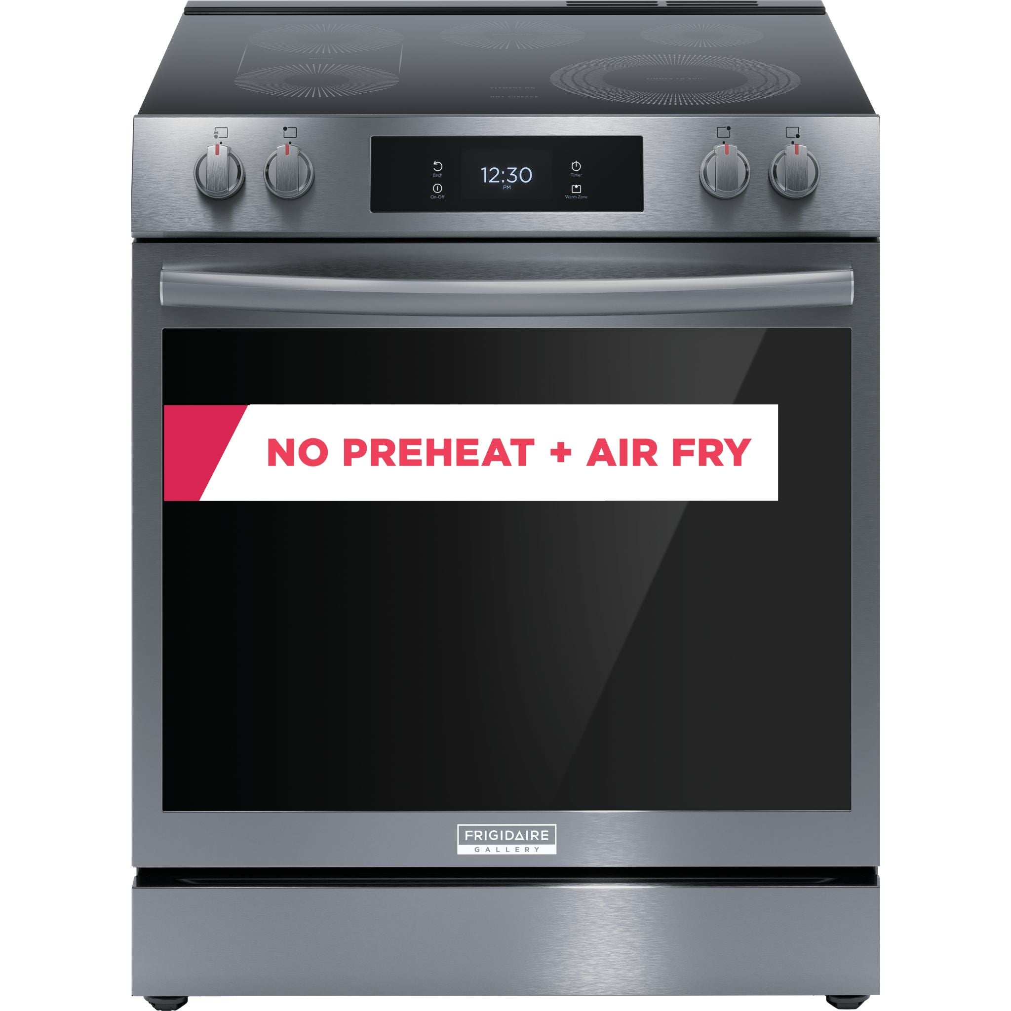 Frigidaire Gallery, Frigidaire Gallery 30" Electric Range (GCFE306CBD) - SmudgeProof Back Stainless Steel