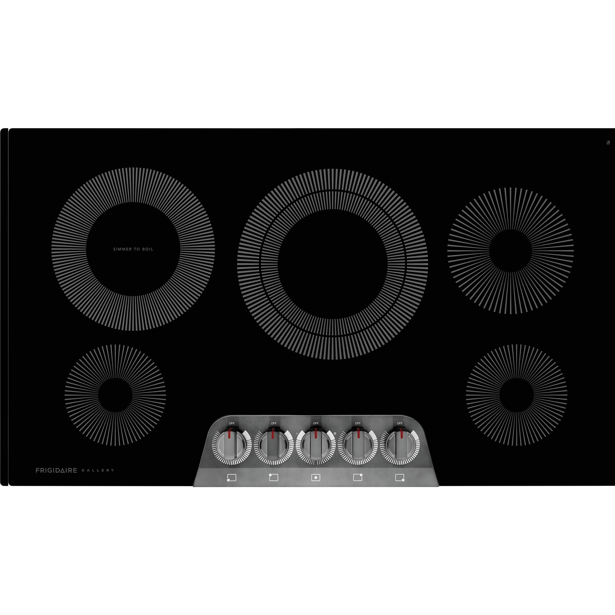 Frigidaire Gallery, Frigidaire Gallery 36" Cooktop (GCCE3670AD) - Black Stainless