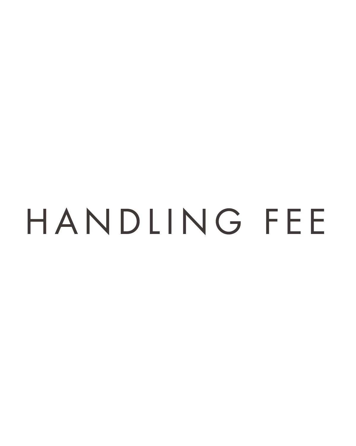 McGee & Co., Handling Fee for "Yates Chair"