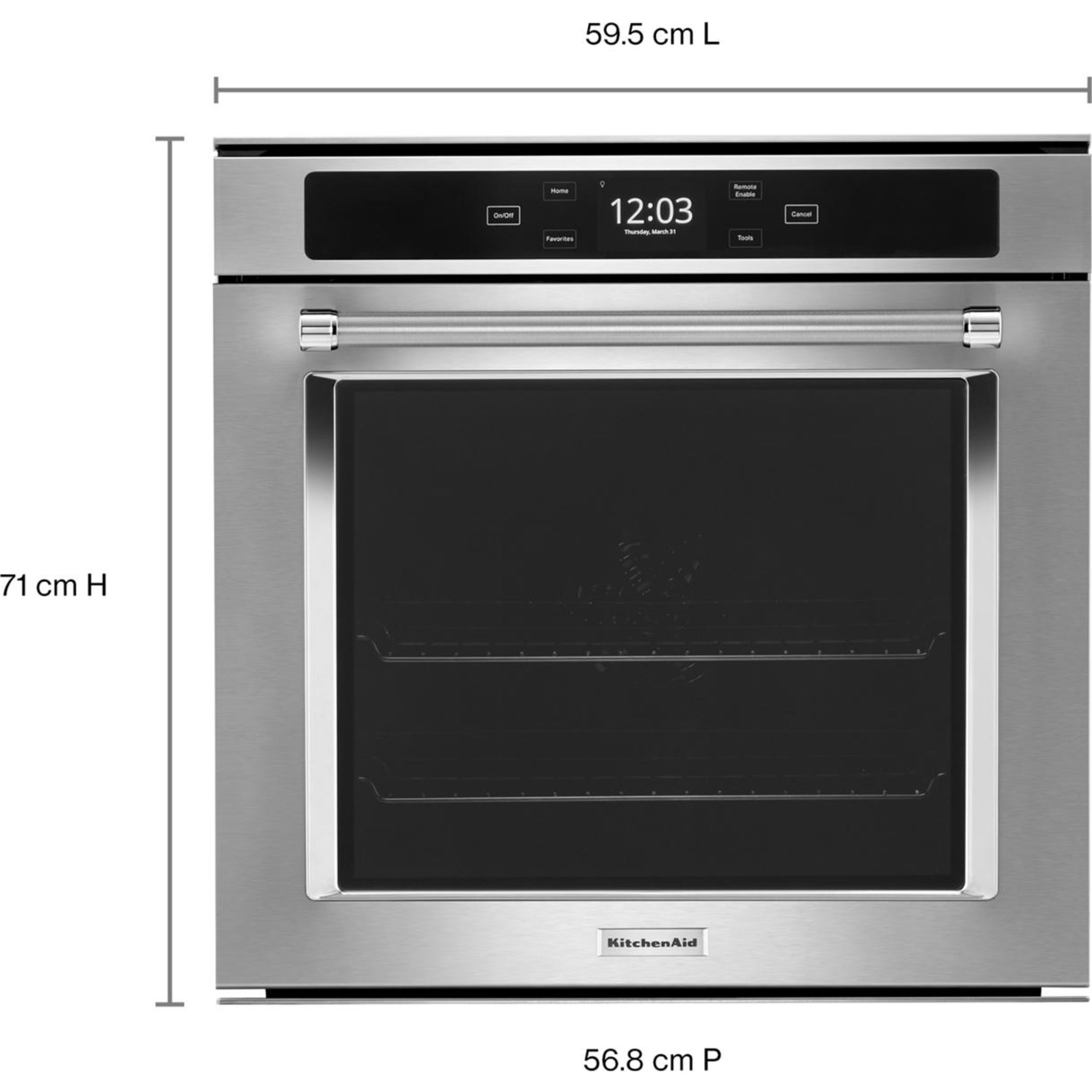 KitchenAid, KitchenAid 24" Double Wall Oven (YKOSC504PPS) - Stainless Steel
