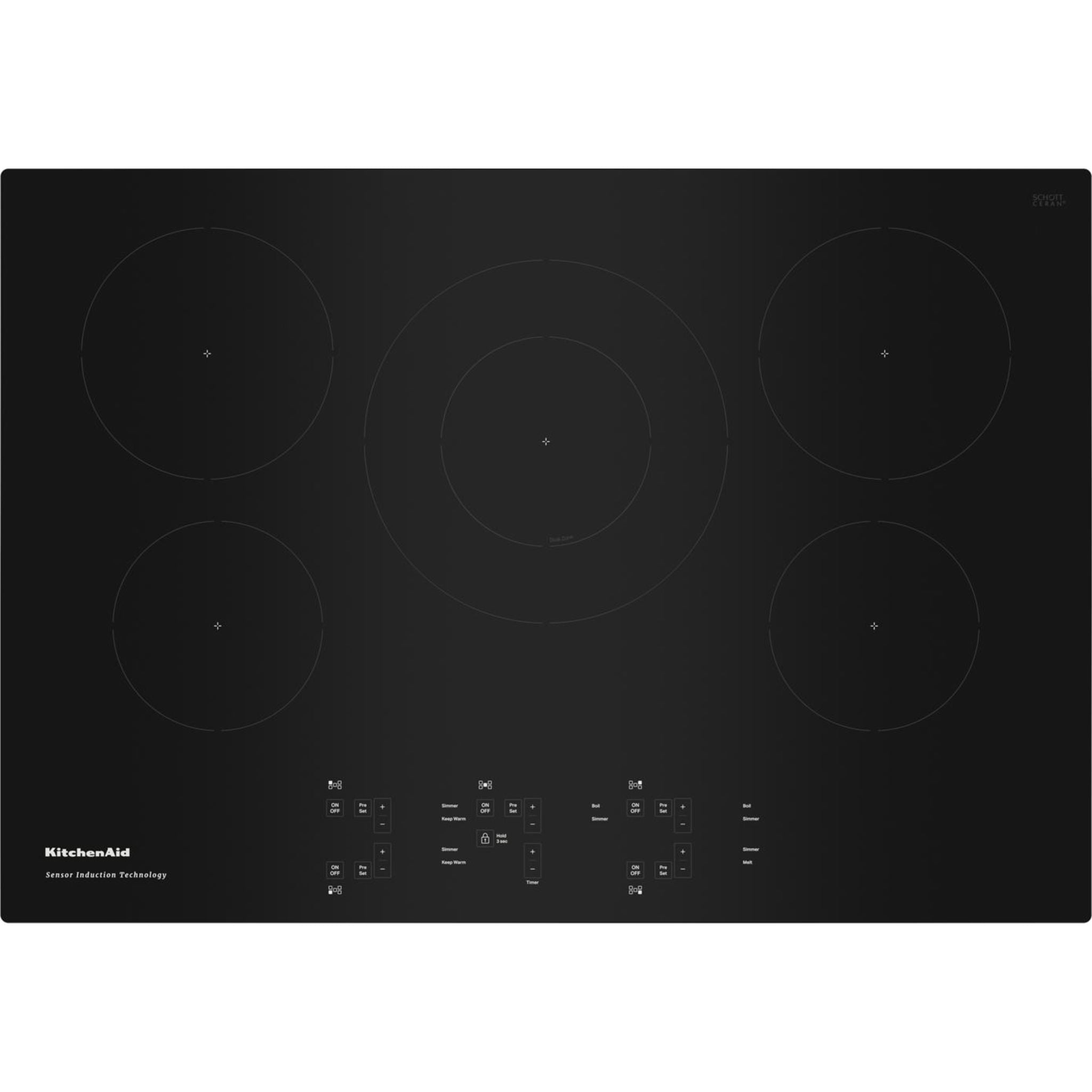 KitchenAid, KitchenAid 30" Cooktop (KCIG550JBL) - Black