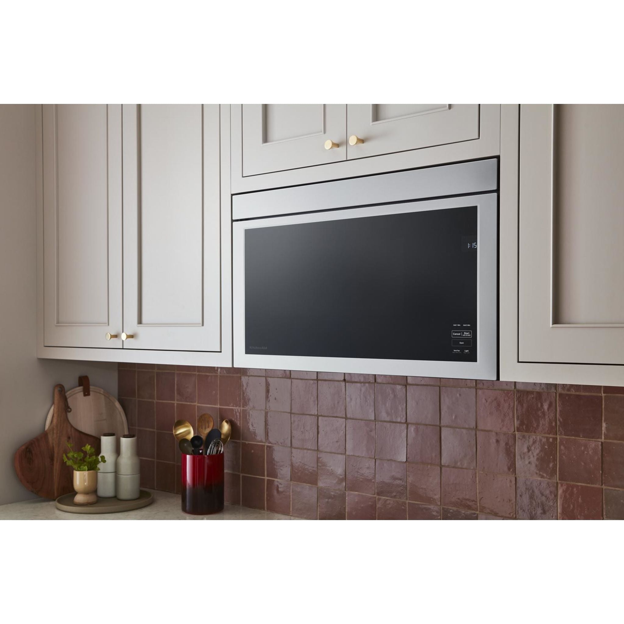 KitchenAid, KitchenAid  Over The Range Microwave (YKMMF330PPS) - PrintShield Stainless