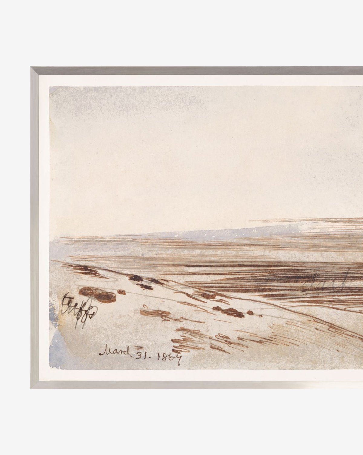 Celadon Art, Mauve Watercolor Desert