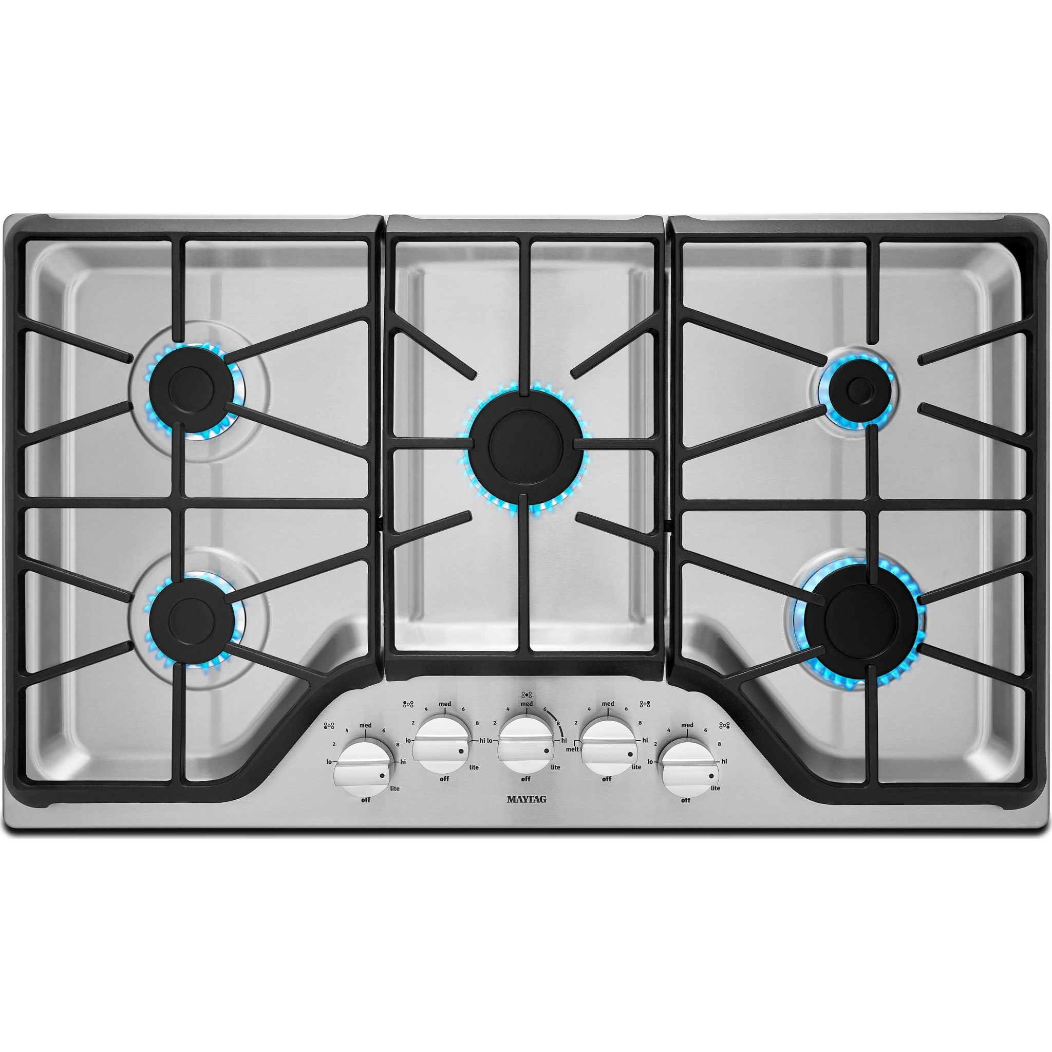 Maytag, Maytag 36" Gas Cooktop (MGC7536DS) - Stainless Steel