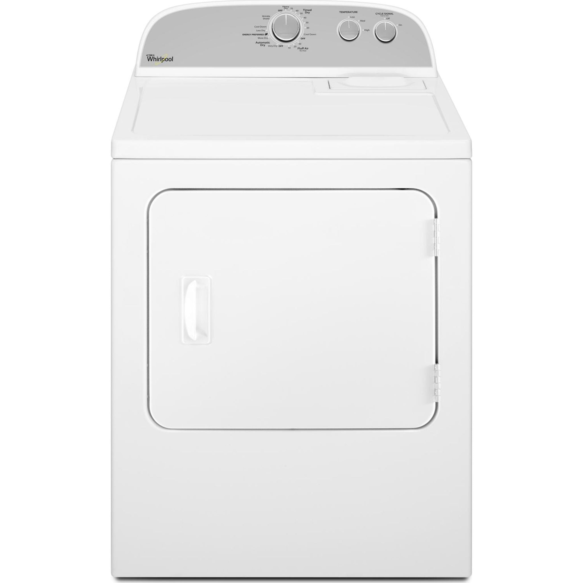 Whirlpool, Natural Gas Dryer (WGD4815EW) - White