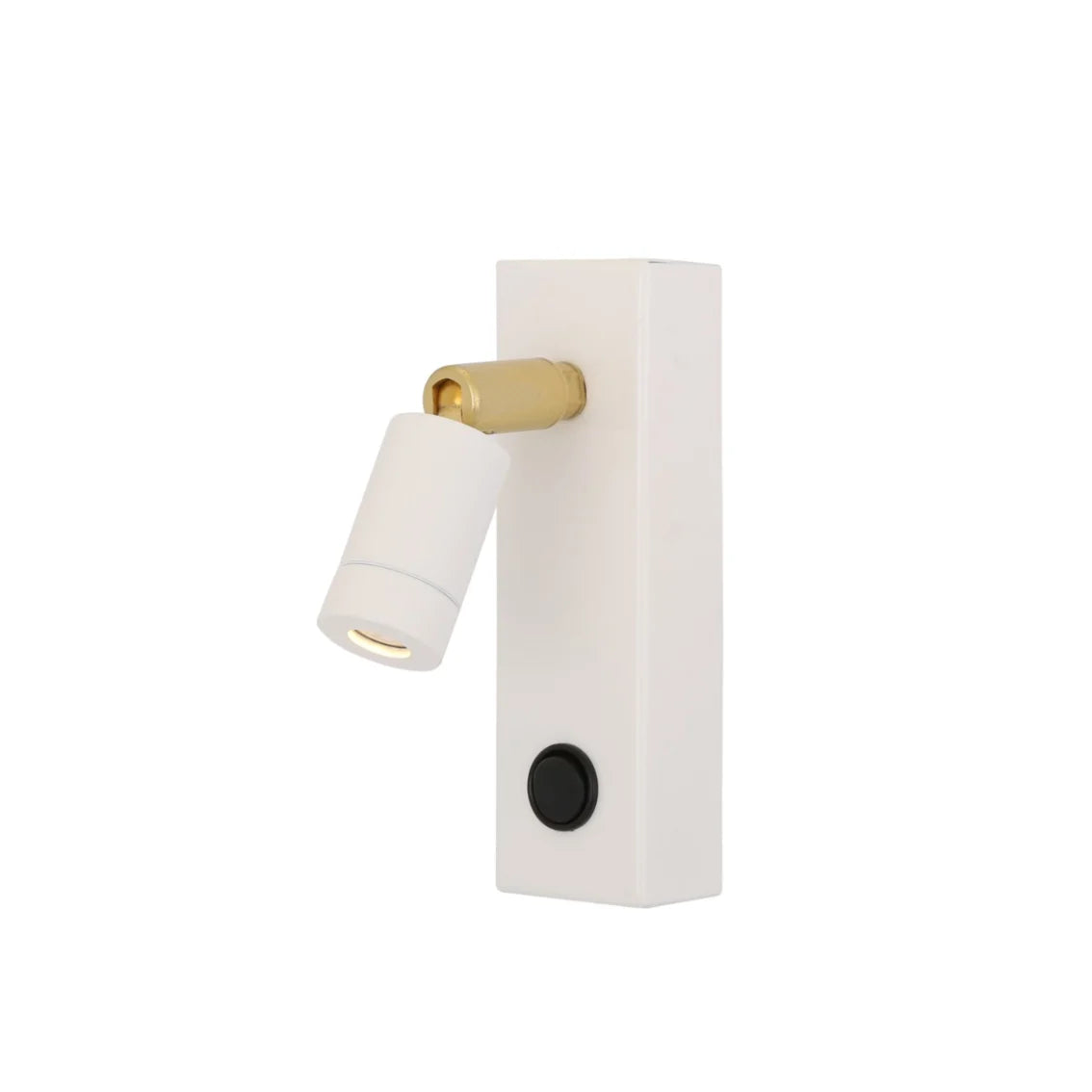 Mullan, Sampio Adjustable Brass Wall Spotlight with Switch