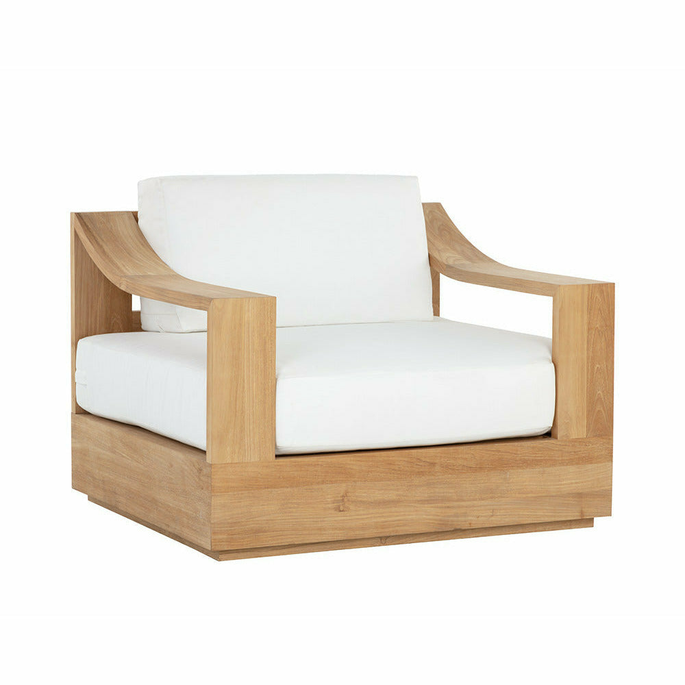 Sunpan, Tahiti Swivel Lounge Chair - Stinson White