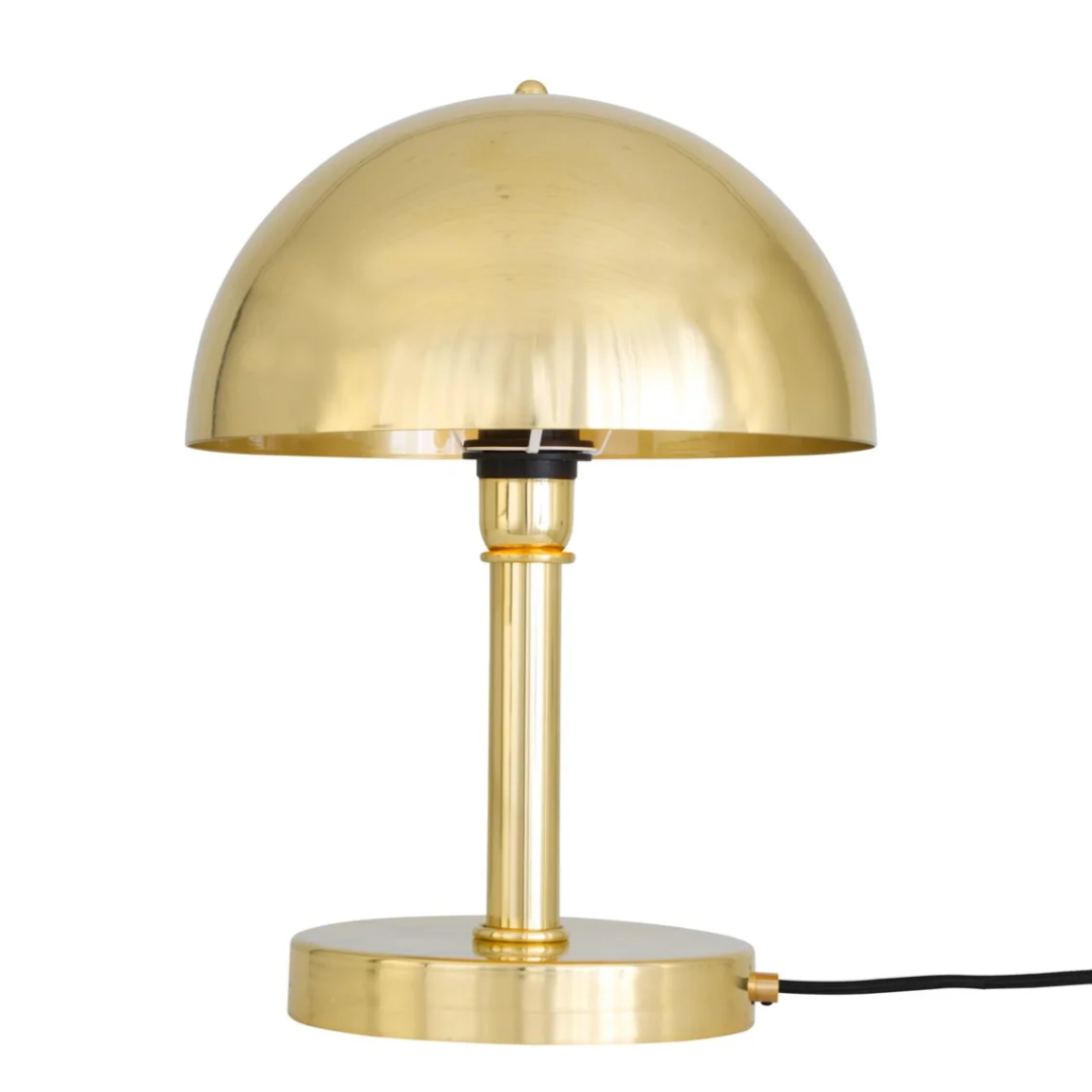 Mullan, Turku Modern Brass Dome Table Lamp